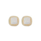 1 Pair Women Diamond Geometric Earrings Fashion Retro Temperament Stud Earrings