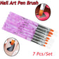 7 Pcs/set Nail Art Brush Pen Nail Polish Painting Brushes Phototherapy Pen Set Nail Art Accessories