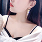 Fashion Long Tassel Crystal Earrings for Women