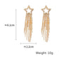 Fashion Long Tassel Crystal Earrings for Women