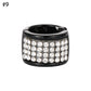 9pcs/set  Hair Ring Ponytail Holder Headband Crystal Hair Clip Unique Mini Claw Punk Girls Hair Cuff