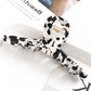 Leopard Print Hair Claws Geometric Hair Clamp Grab Hair Clips for Women