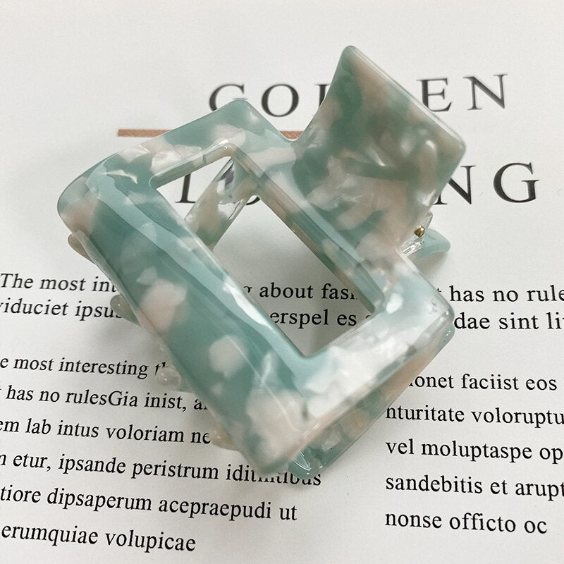 Women Acetate Hair Claws Crab Clamps Charm  Small Size Hair Clips