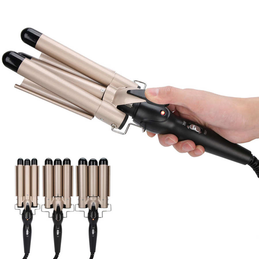 Electric Curling irons Professional Hair Care & Styling Tools Ceramic Triple Barrel