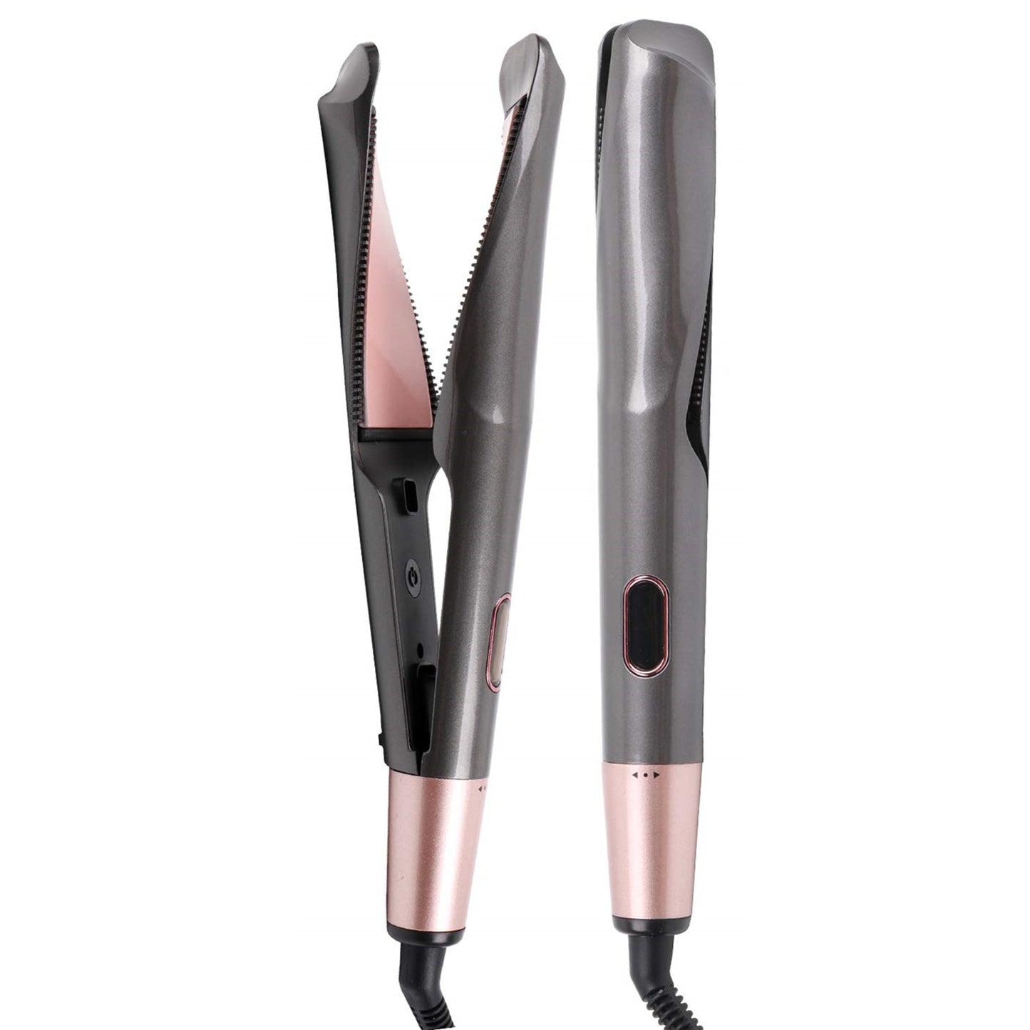 2 In 1 Hair Straightener and Curler Curling Iron for All Hair Types