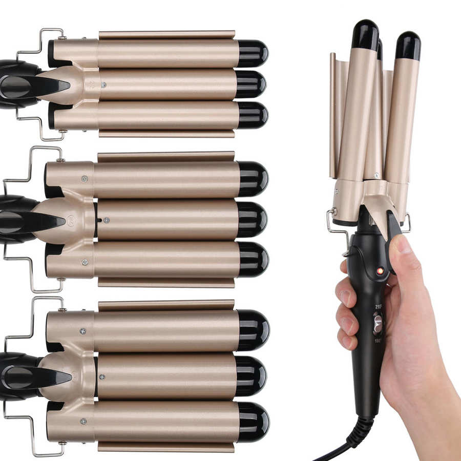 Electric Curling irons Professional Hair Care & Styling Tools Ceramic Triple Barrel