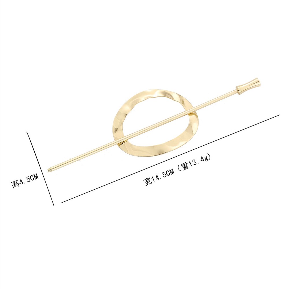 1 Pcs Women Metal Hairpin Retro Style Hair Sticks