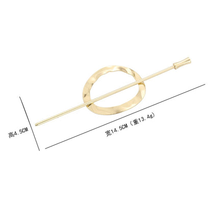 1 Pcs Women Metal Hairpin Retro Style Hair Sticks