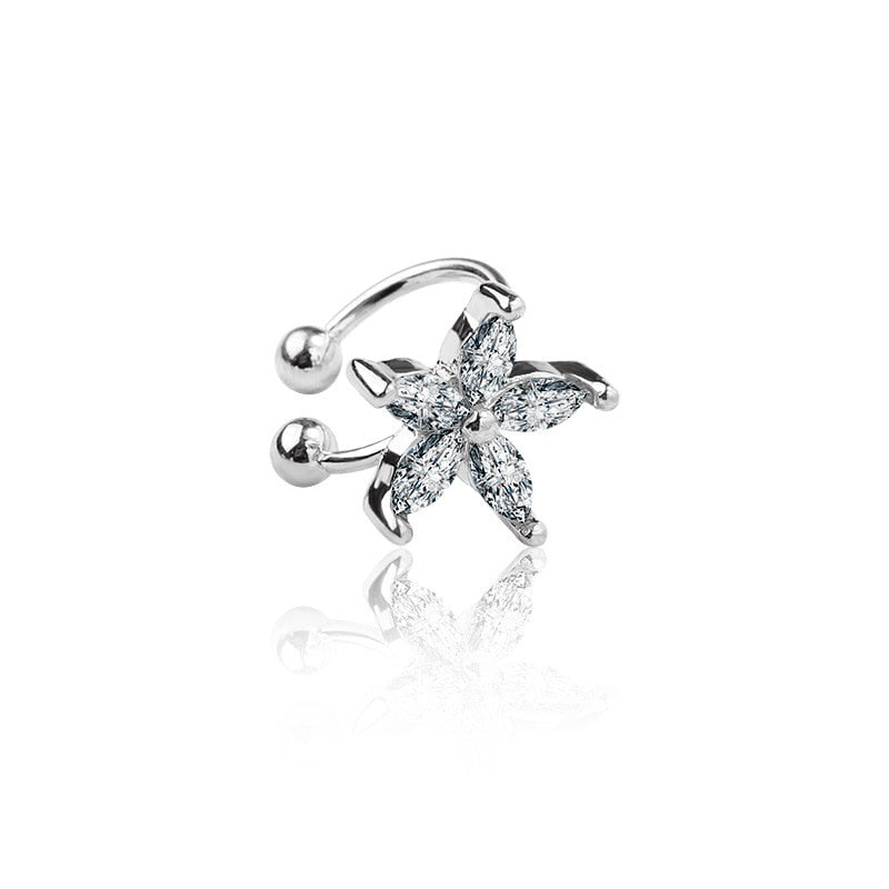 Elegant Cute Rhinestone Butterfly Stud Earrings For Women
