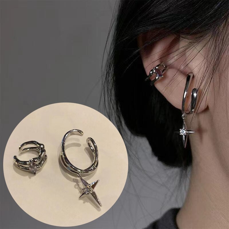 Elegant Cute Rhinestone Butterfly Stud Earrings For Women