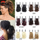 7 colors women short curl pony hair heat resistant synthetic drawstring hair extensions ponytail