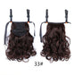 7 colors women short curl pony hair heat resistant synthetic drawstring hair extensions ponytail