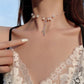 Korean Elegant Pearl Beads Necklace For Women