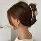 Pearl Hair Claw Clips for Women Big Size