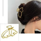 Pearl Hair Claw Clips for Women Big Size