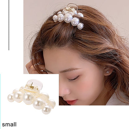 Pearl Hair Claw Clips for Women Big Size
