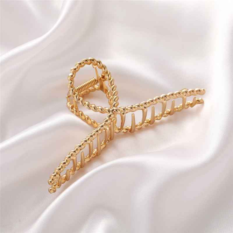 Pearl Hair Claw Clips for Women Big Size