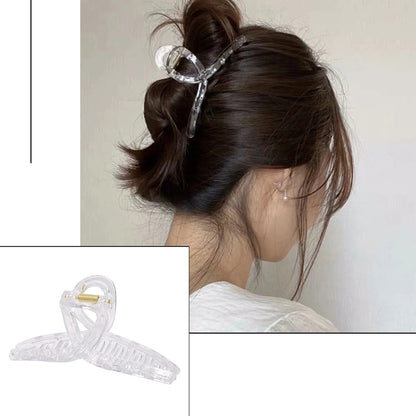 Pearl Hair Claw Clips for Women Big Size