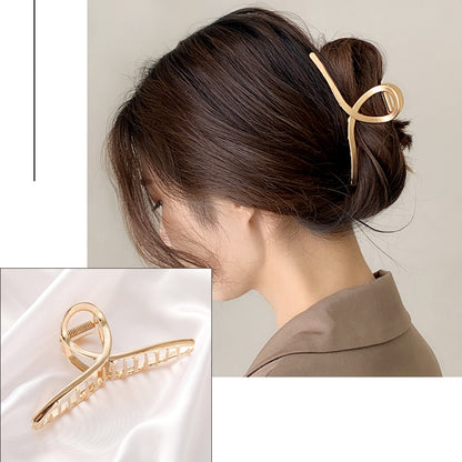 Pearl Hair Claw Clips for Women Big Size