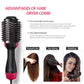 One Step Hair Dryer Electric Hot Air Brush Multifunctional Negative Dryer brush Hair Straightener Curler