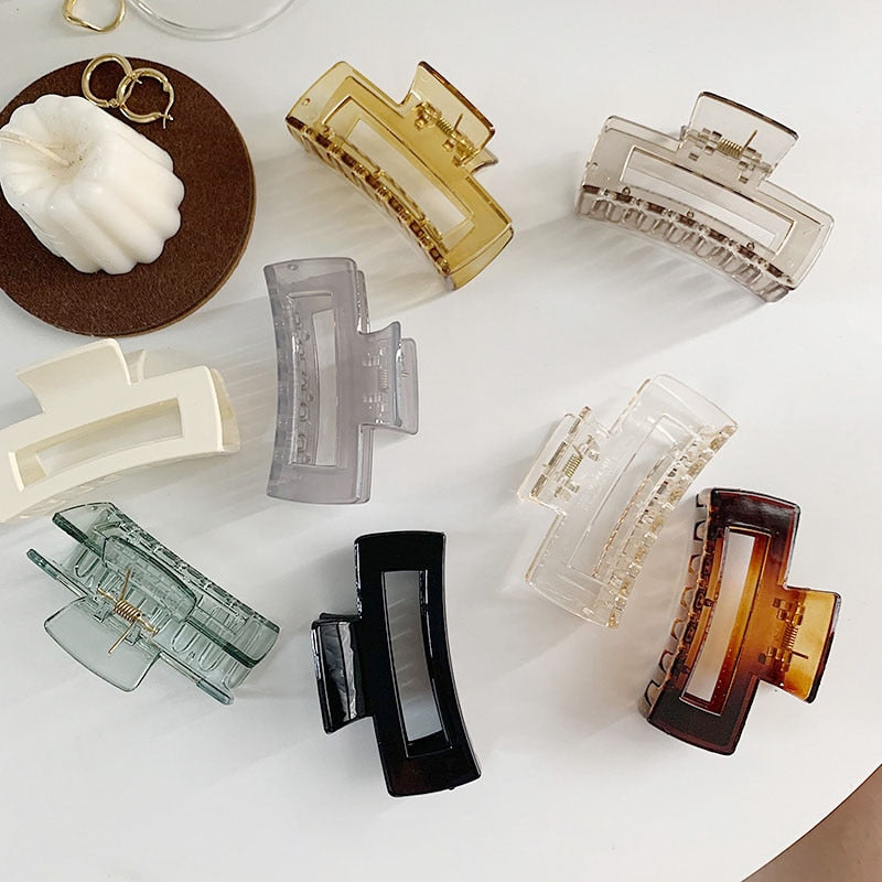 Acrylic Hair Claws for Women Girls Bath Clip