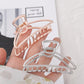 Women Girls  Metal Hair Crab Moon Shape Hair Claw Clip Large Size