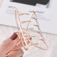 Women Girls  Metal Hair Crab Moon Shape Hair Claw Clip Large Size