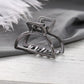 Women Girls  Metal Hair Crab Moon Shape Hair Claw Clip Large Size