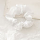 Women Silk Scrunchie Elastic Handmade Multicolor Hair Band Ponytail Holder