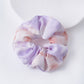 Women Silk Scrunchie Elastic Handmade Multicolor Hair Band Ponytail Holder