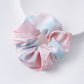 Women Silk Scrunchie Elastic Handmade Multicolor Hair Band Ponytail Holder