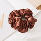 Women Silk Scrunchie Elastic Handmade Multicolor Hair Band Ponytail Holder