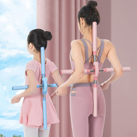 Yoga pose correction stick