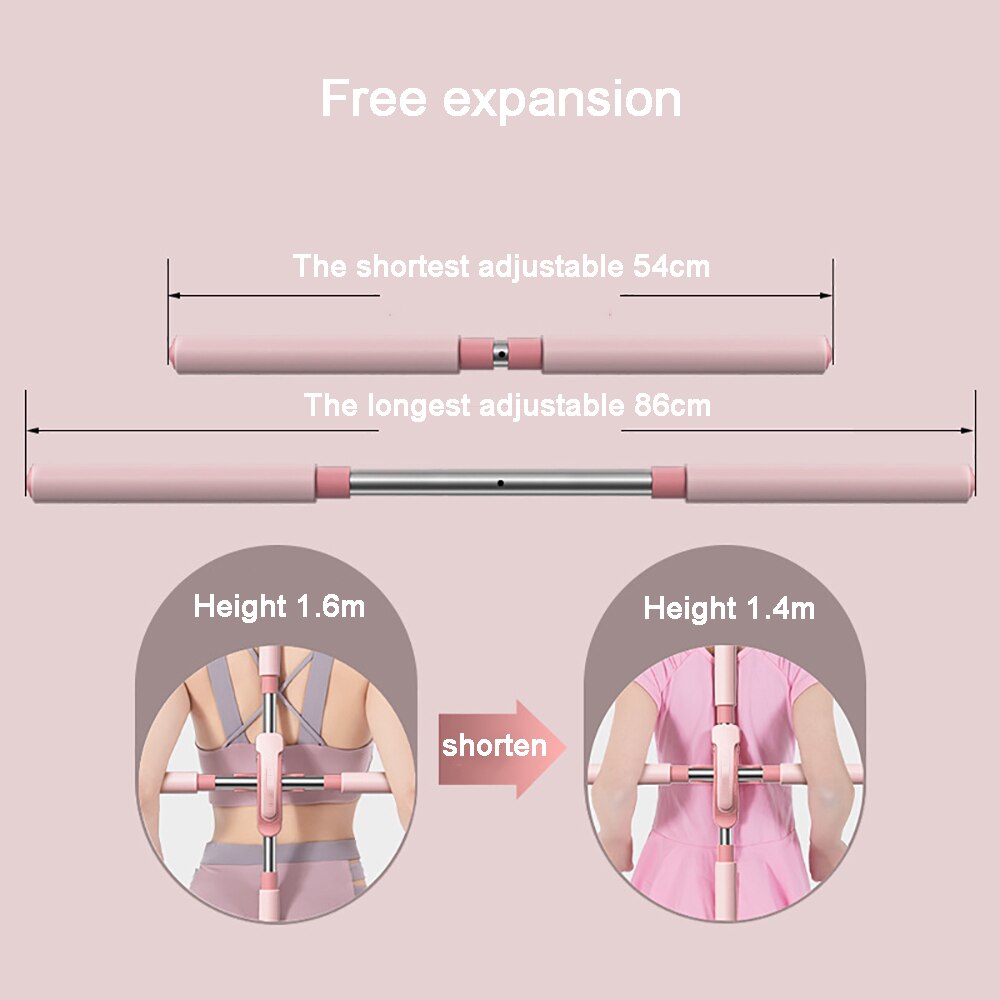 Yoga pose correction stick