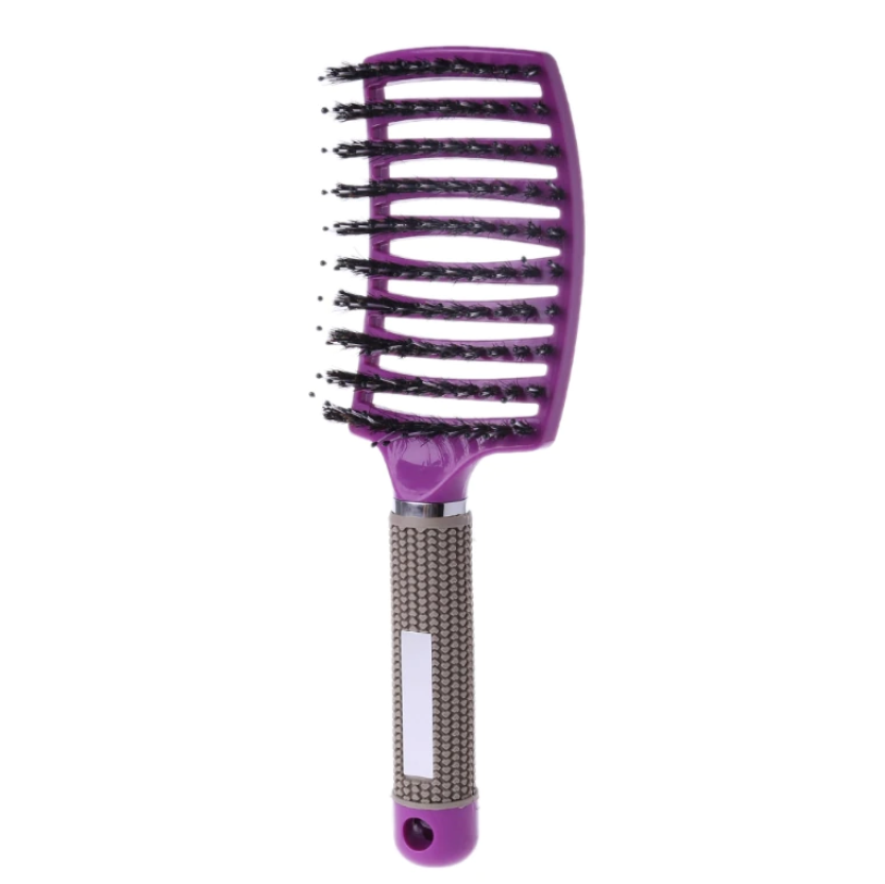 Bristles Massage Hair Comb Professional Straight and Curly Hair-styling Hair Brush