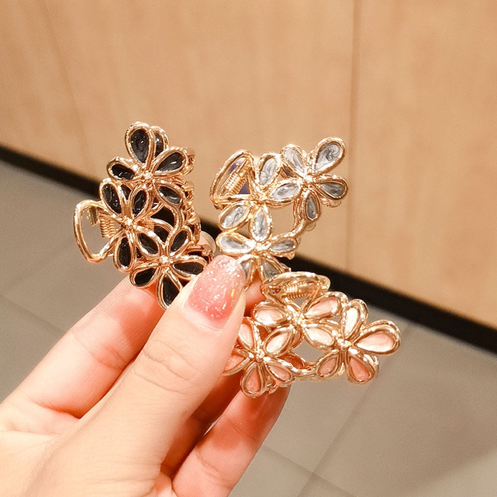 1 Pcs Mini Women Flower Hair Clip Fashion Sweet Style Hairpin Claw Clip Hair Accessories