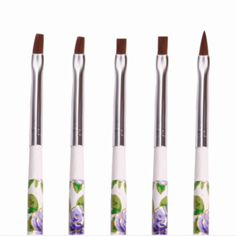 5 Pcs/set Manicure Brush Pen Set Painting Nails Pen Brush Manicure Tool