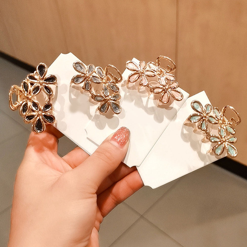 1 Pcs Mini Women Flower Hair Clip Fashion Sweet Style Hairpin Claw Clip Hair Accessories